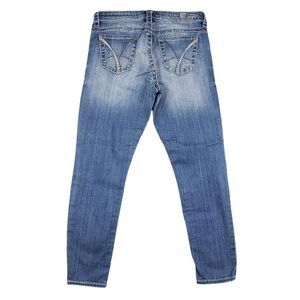 Kut from the Kloth 6 Ankle Womens Skinny Jean Mid Rise Thick Stitch 32x27.5
